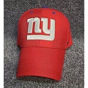 New York Giants 47 Brand MVP Adjustable Hat Cap Red NFL